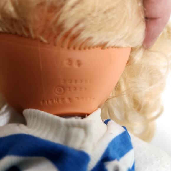 Vintage 1983 Fisher-Price My Friend Mandy Cheerleader Vinyl & Cloth Baby Doll - Picture 5 of 9